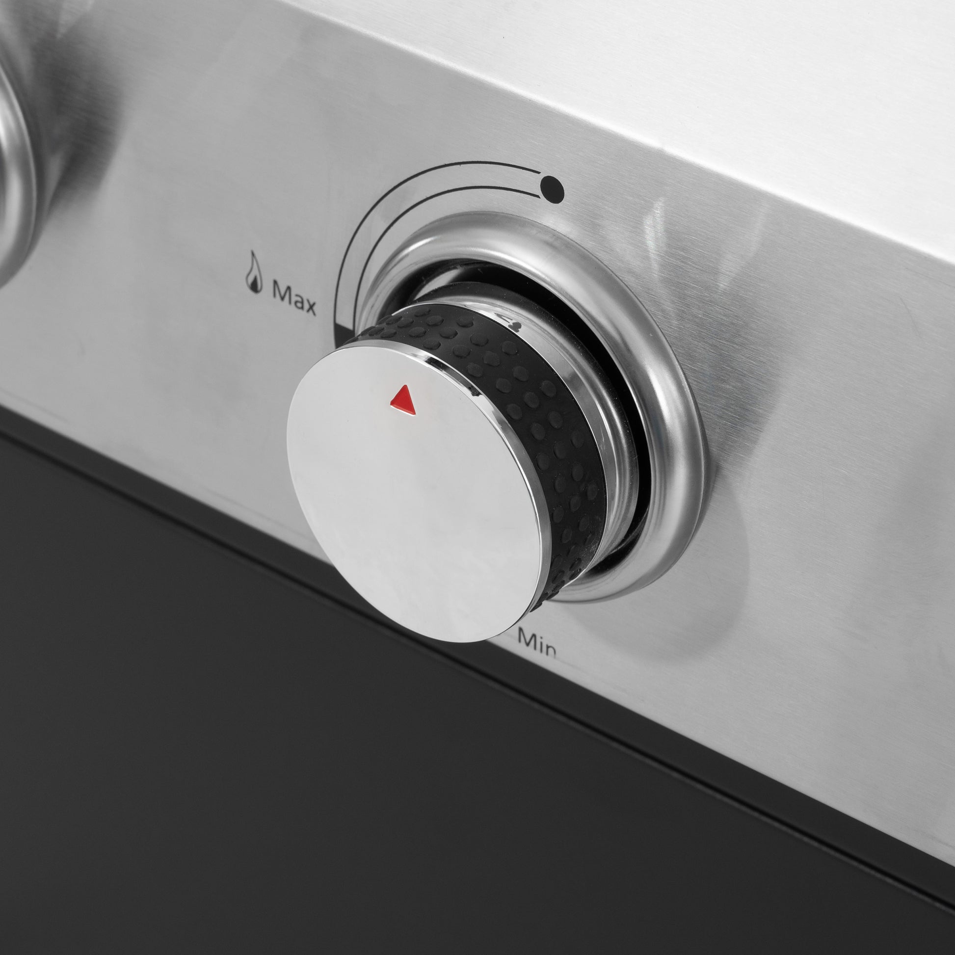 2 2 Multi Function Burner Gas Grill And Griddle Combo With Cover For Outdoor Cooking While Camping Or Tailgating Bbq,Frying,Pizza. Black And Silver Stainless Steel