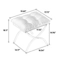 Lazy Chair With Ottoman, Modern Lounge Accent Chair With Armrests And A Side Pocket, Leisure Upholstered Sofa Chair Reading Chair With Footrest For Small Space, Corner Chair White White Cotton Steel