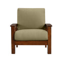 The Torrey Chair Beige Brown Rubberwood Wood