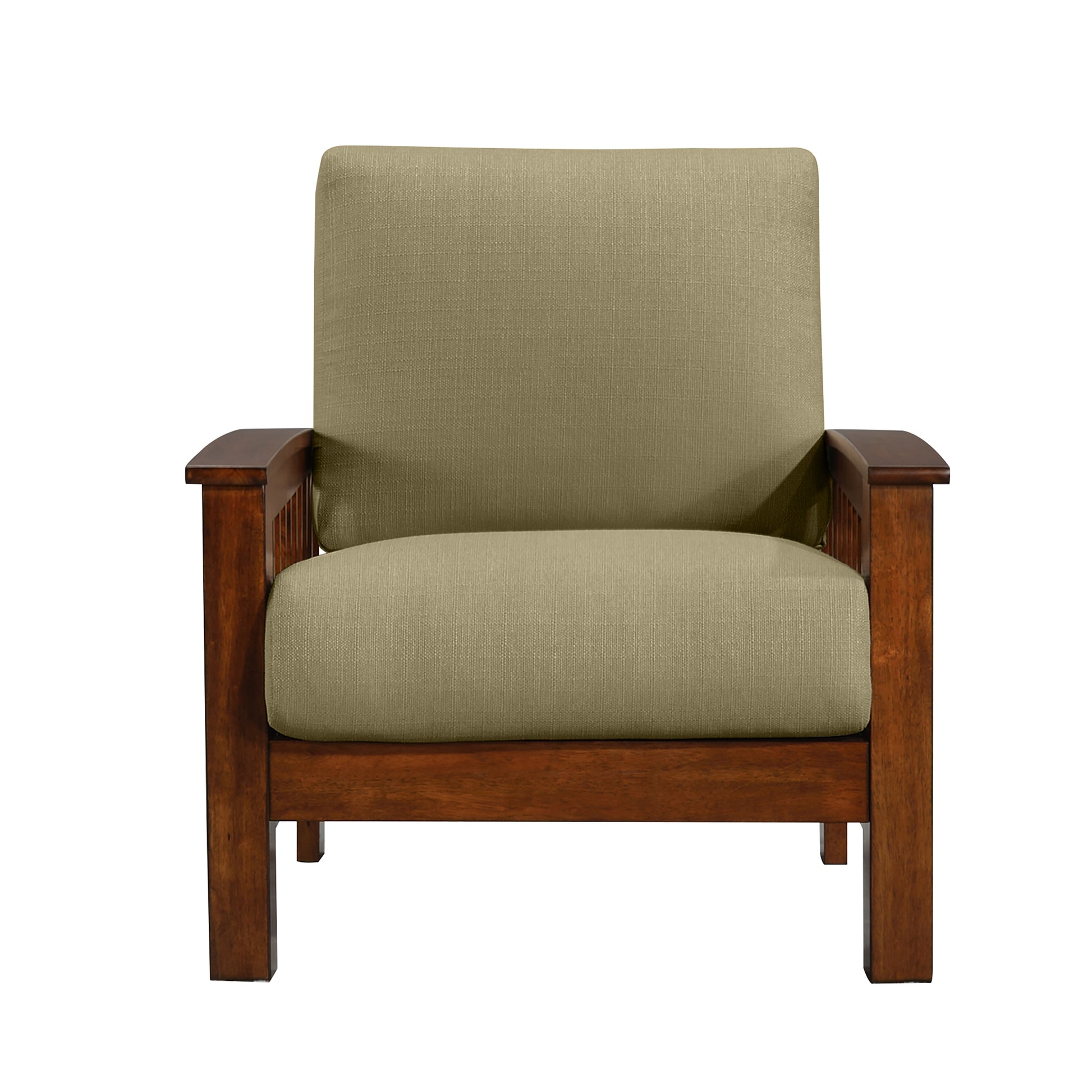 The Torrey Chair Beige Brown Rubberwood Wood