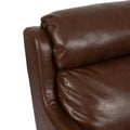 Club Chair Dark Brown Pu