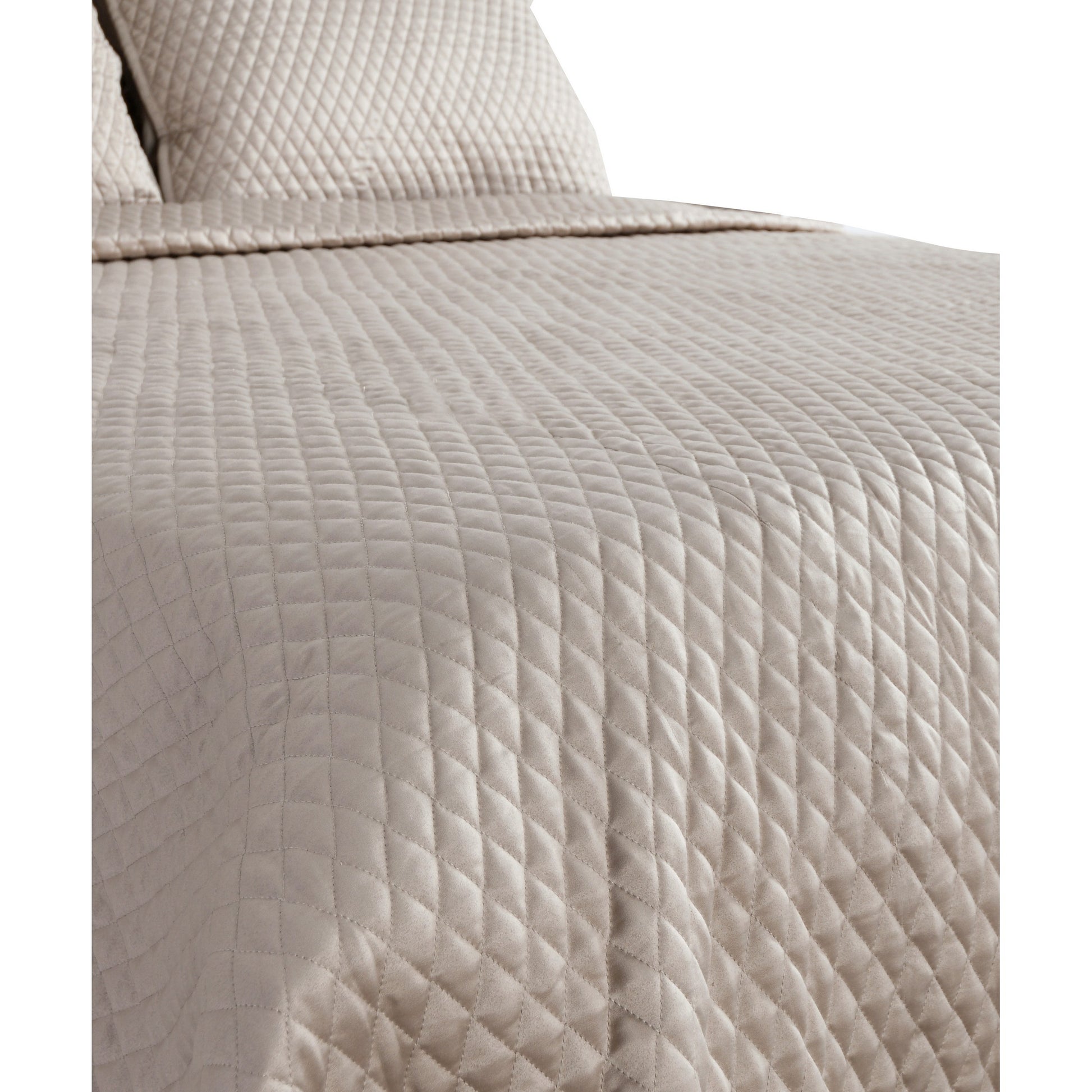 Kahn 26 Inch Hand Stitched Standard Pillow Sham, Cotton Fill, Matte Brown Brown Cotton