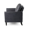 Chair Navy Blue Microfiber 1 Seat