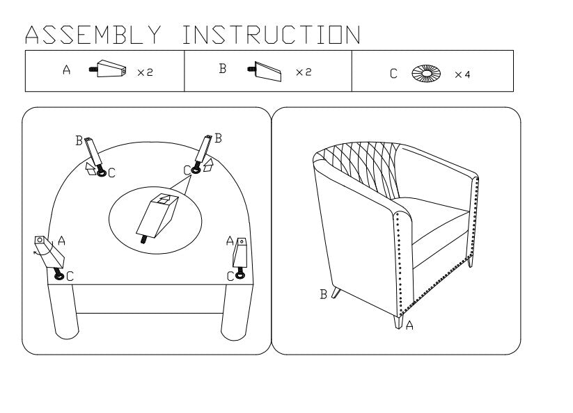 Coolmore Barrel Chairs With Soft Padded Armrest, Club Chairs With S And Solid Wood Legs For Living Room Bedroom Waiting Room Black Pu Black Foam Pu Leather