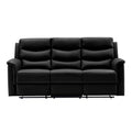 3 Seater Motion Sofa Black Pu W22343698 K2553P167003 Black Pu 3 Seat