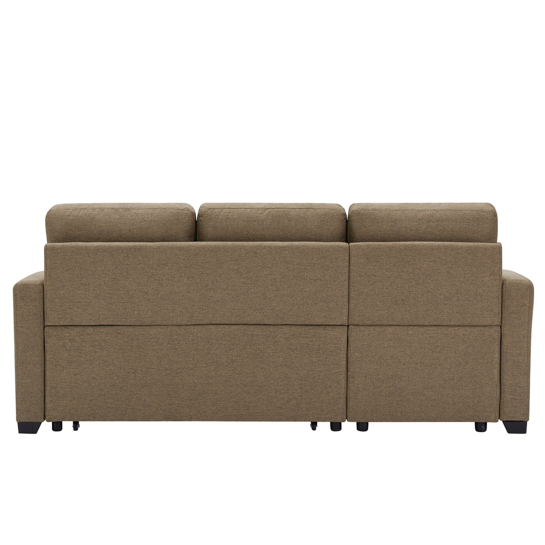 9191 Brown Broaching Storage Sofa Brown Linen