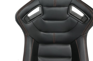 Racing Seat Black Vinyl