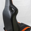 Racing Seat Black Vinyl