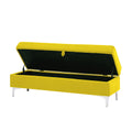 Ginger Leisure Stool Yellow Velvet
