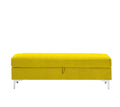 Ginger Leisure Stool Yellow Velvet