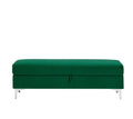 Dark Green Leisure Stool Green Velvet
