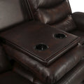 3 Seater Motion Sofa Brown Pu W22343702 K2553P167007 Brown Pu 3 Seat