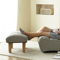 Pedals, Stools, Can Be Matched With Sofa And Chair Pedals, Free Combination, Lounge Chair, Leisure Chair Gray Linen Metal