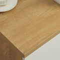 Drawer Dresser Cabinet Barcabinet, Buffet Sideboard Storage Cabinet, Buffet Server Console Tablestorge Cabinetsolid Solid Wood Handle Table Leg For Dining Roomliving Roomkitchenhallway Brown White 5 Or More Drawers White Oak Brown Primary Living Space