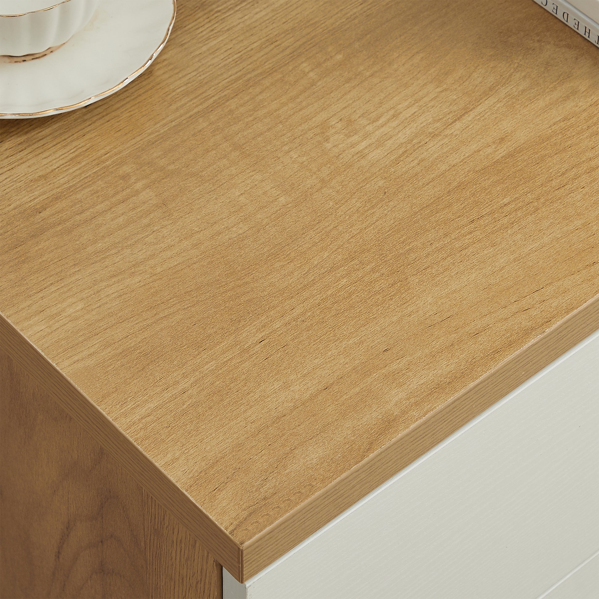 Drawer Dresser Cabinet Barcabinet, Buffet Sideboard Storage Cabinet, Buffet Server Console Tablestorge Cabinetsolid Solid Wood Handle Table Leg For Dining Roomliving Roomkitchenhallway Brown White 5 Or More Drawers White Oak Brown Primary Living Space