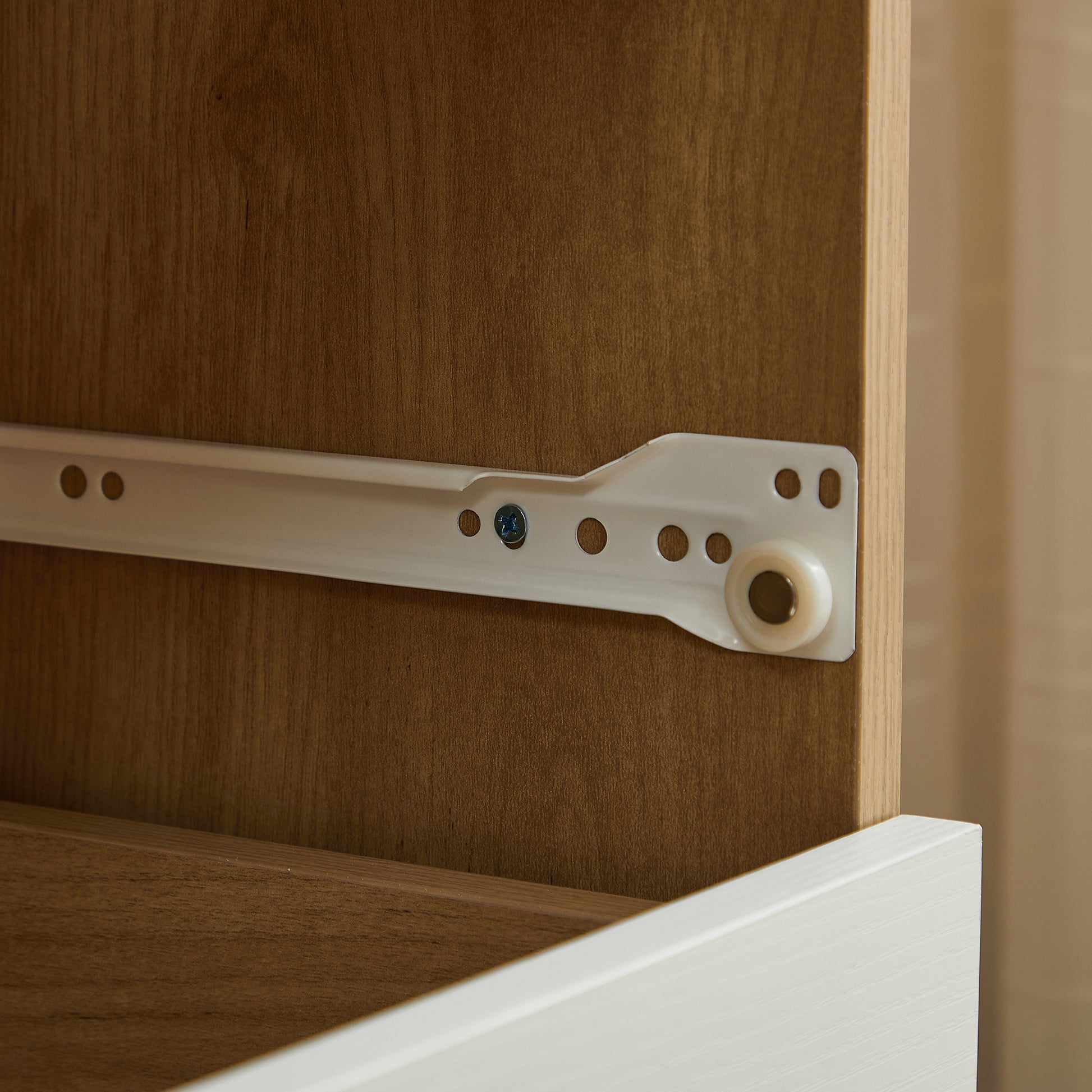 Drawer Dresser Cabinet Barcabinet, Buffet Sideboard Storage Cabinet, Buffet Server Console Tablestorge Cabinetsolid Solid Wood Handle Table Leg For Dining Roomliving Roomkitchenhallway Brown White 5 Or More Drawers White Oak Brown Primary Living Space