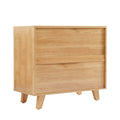 Drawer Dresser Cabinet Barcabinet, Buffet Sideboard Storage Cabinet, Buffet Server Console Tablestorge Cabinetsolid Solid Wood Handle Table Leg For Dining Roomliving Roomkitchenhallway Brown White 5 Or More Drawers White Oak Brown Primary Living Space