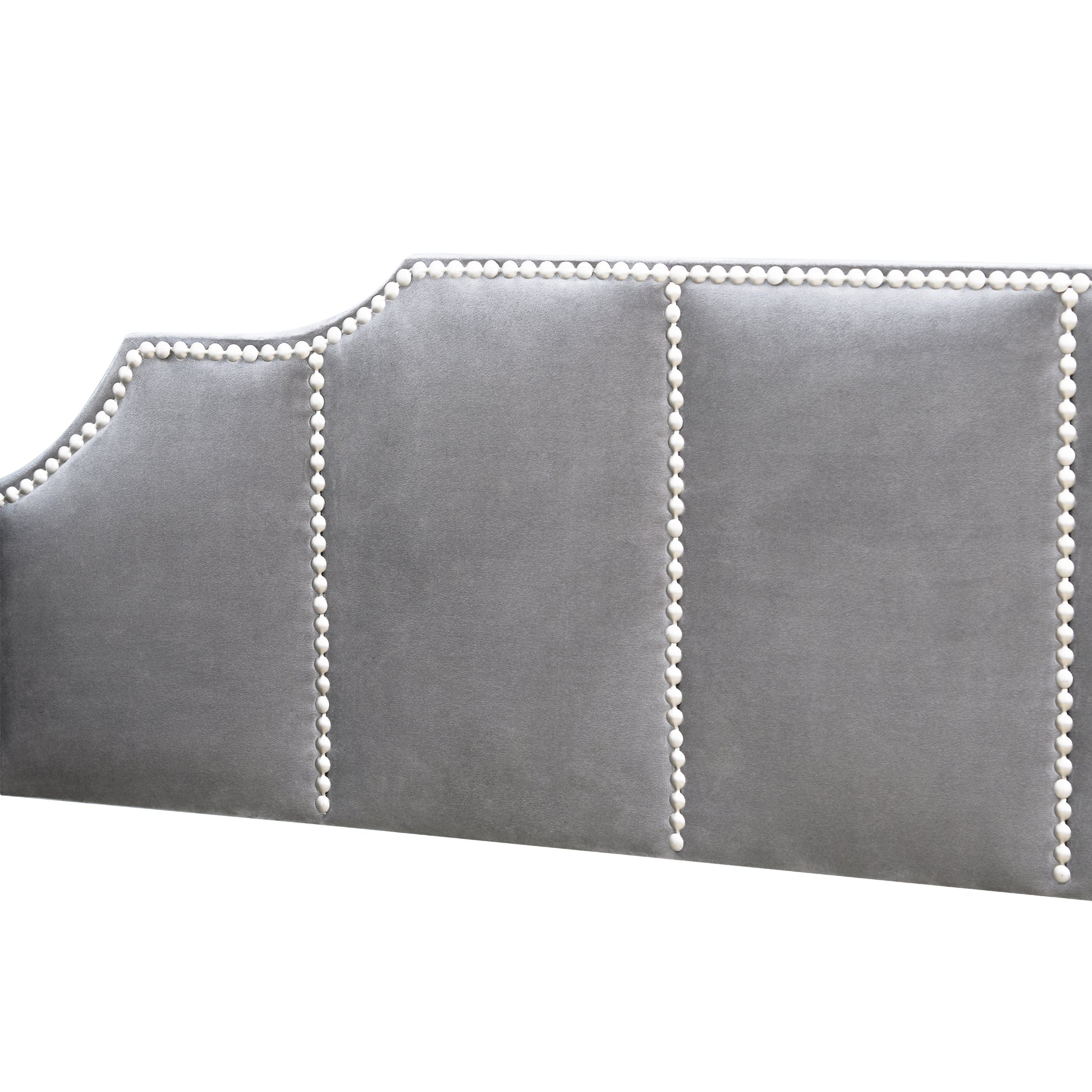 Twin Size Upholstered Daybed With Drawers, Wood Slat Support, Gray Gray Velvet