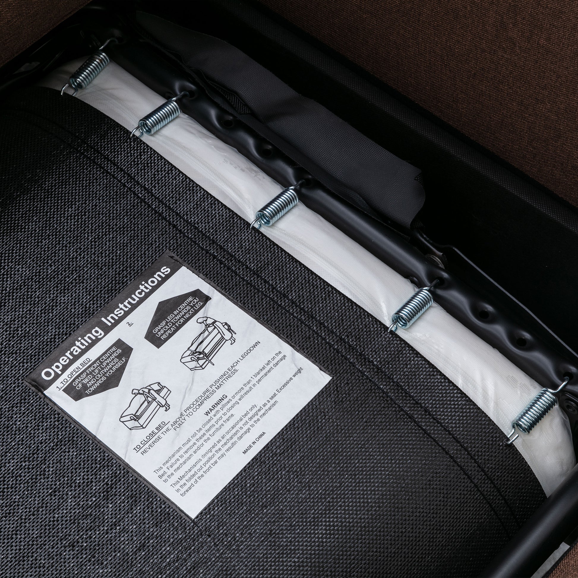 57.5" Orisfur Pull Out Sofa Bed Loveseat Sleeper With Twin Size Memory Mattress For Living Room Spaces, Brown Brown Foam Linen