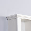 Bathroom Wooden Wall Cabinet With A Door 20.86X5.71X20 Inch White Mdf