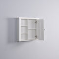 Bathroom Wooden Wall Cabinet With A Door 20.86X5.71X20 Inch White Mdf
