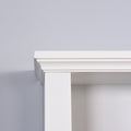 Bathroom Wooden Wall Cabinet With A Door 20.86X5.71X20 Inch White Mdf