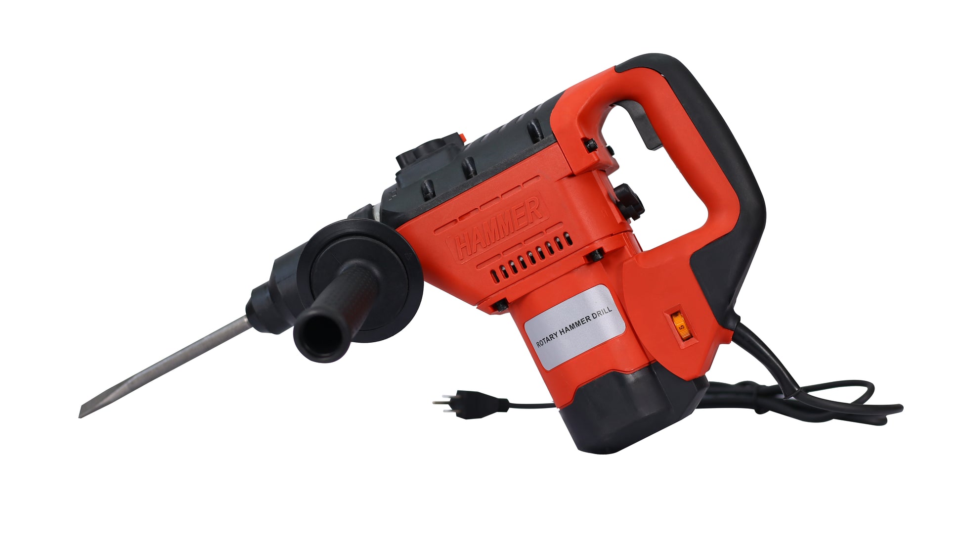 Rotary Hammer 1100W Red Black 1 1 2" Sds Plus Rotary Hammer Drill 3 Functions Black Red Metal