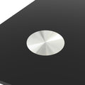 Dining Table, Safety And Easy To Clean,Multi Function Table For Dining And Living Room Black Glass