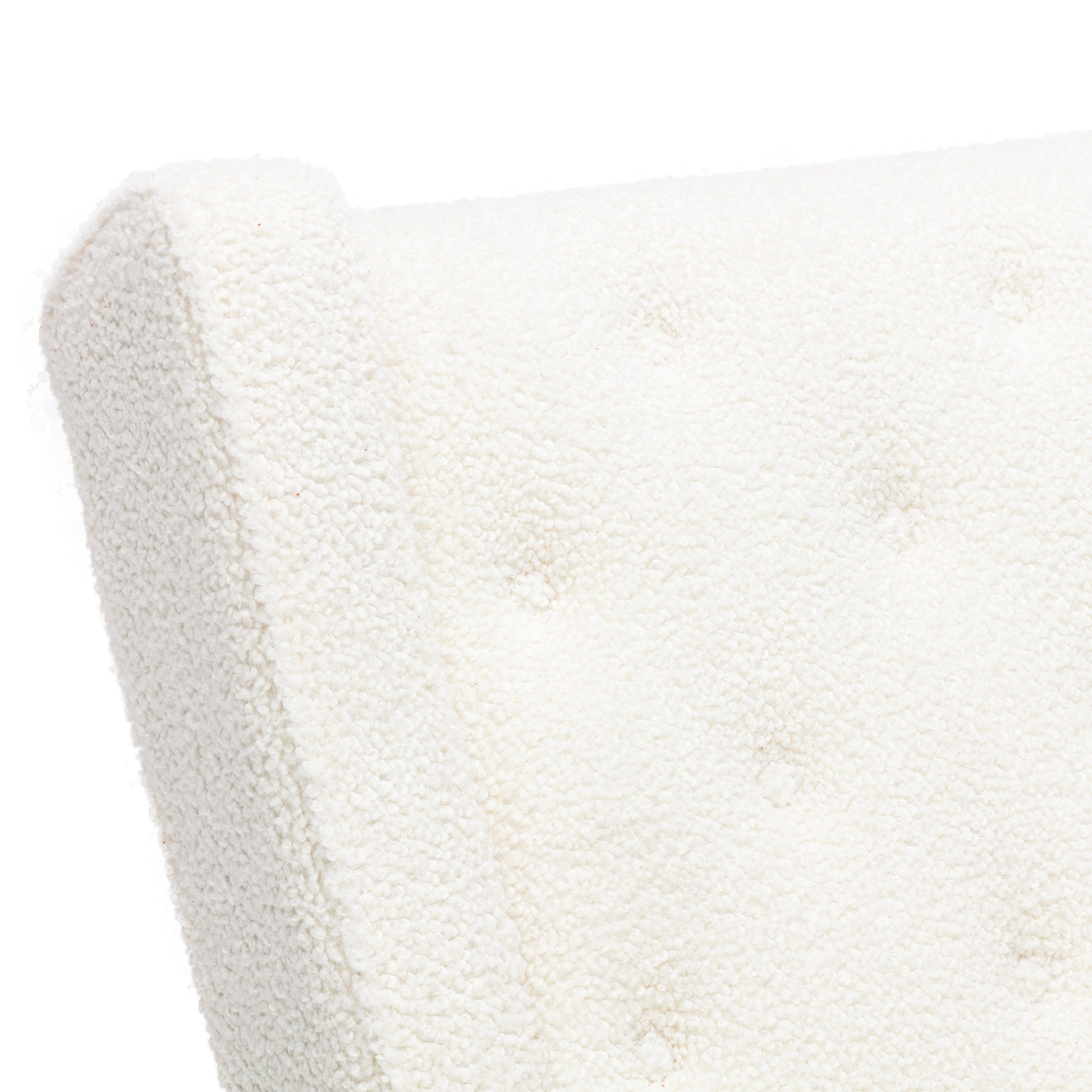 Coolmore Living Room Comfortable Rocking Chair Accent Chair White Teddy Polyester