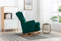 Coolmore Living Room Comfortable Rocking Chair Accent Chair Emerald Polyester