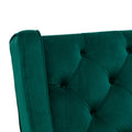Coolmore Living Room Comfortable Rocking Chair Accent Chair Emerald Polyester