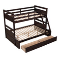 Twin Over Full Bunk Bed With Storage Espresso Old Sku :Lp000022Aap Twin Espresso Solid Wood
