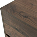 Mid Century Modern 9 Drawers Dresser,Dark Brown Dark Brown Mdf