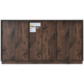 Mid Century Modern 9 Drawers Dresser,Dark Brown Dark Brown Mdf