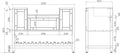 Solid Wood Bathroom Vanities Without Tops 48 In. W X 20 In. D X 33.60 In. Hbath Vanity In White With White Solid Wood