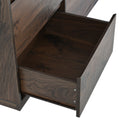 Mid Century Modern 9 Drawers Dresser,Dark Brown Dark Brown Mdf