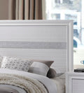 Matrix Traditional Style King 5Pc Storage Bedroom Set Made With Wood In White Box Spring Not Required King White Wood 5 Piece Set Bedroom Bed Included,Chest Included,Dresser Included,Mirror Included,Nightstand Included Traditional Solid Wood Mdf Tufted