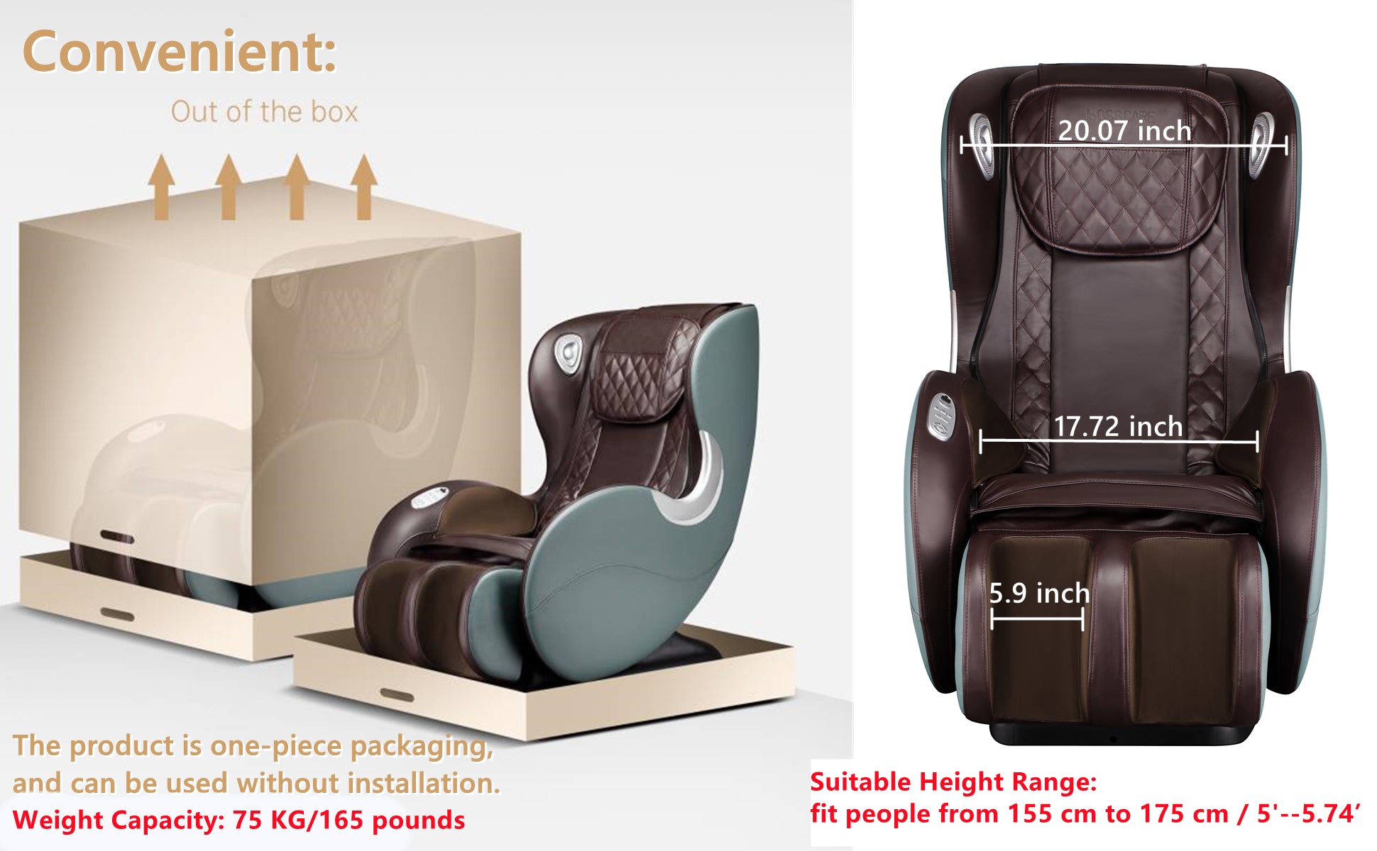 Massage Chairs Sl Track Full Body And Recliner, Shiatsu Recliner, Massage Chair With Bluetooth Speaker Green Green Pu