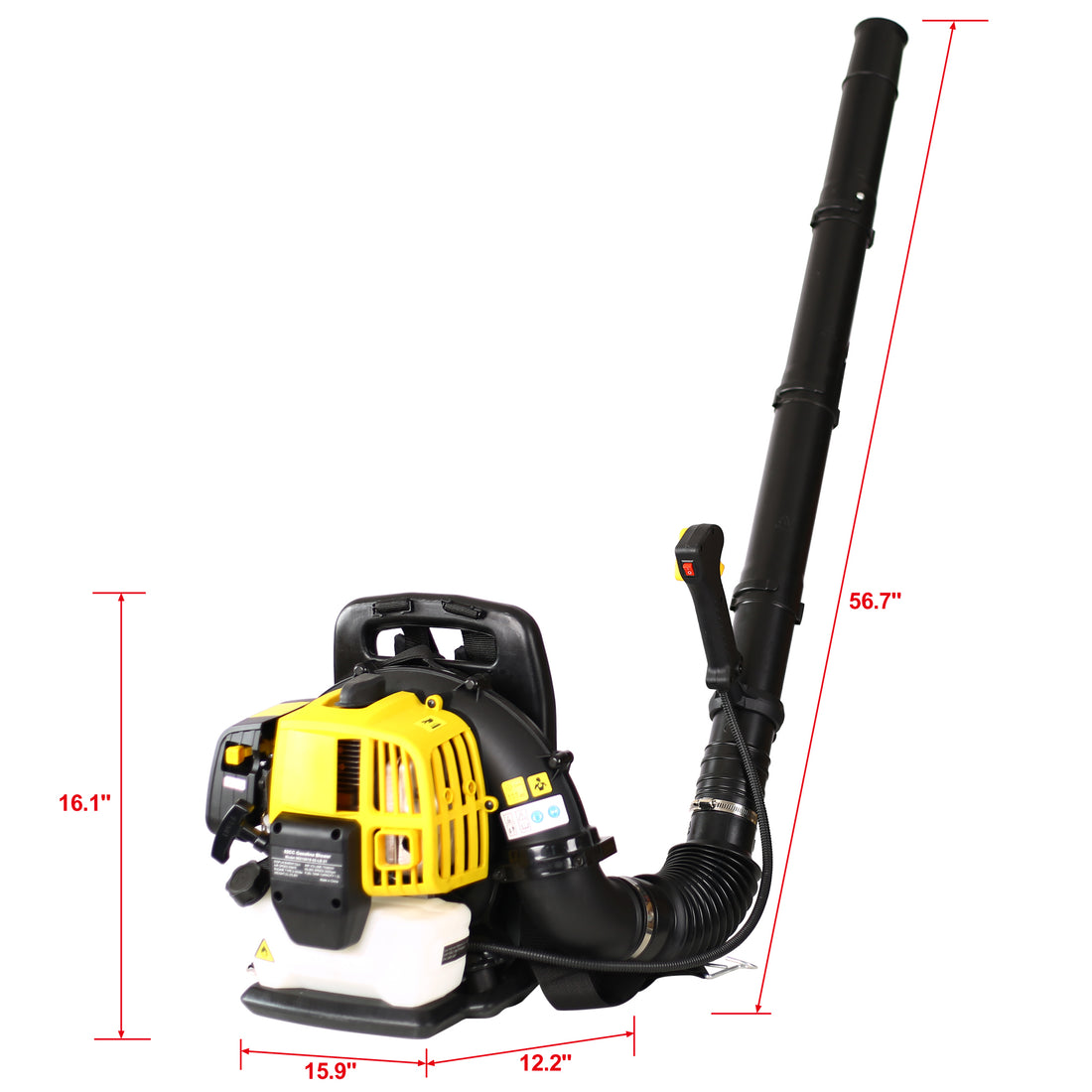 Gasoline Blower Epa Compliant Orange Plastic
