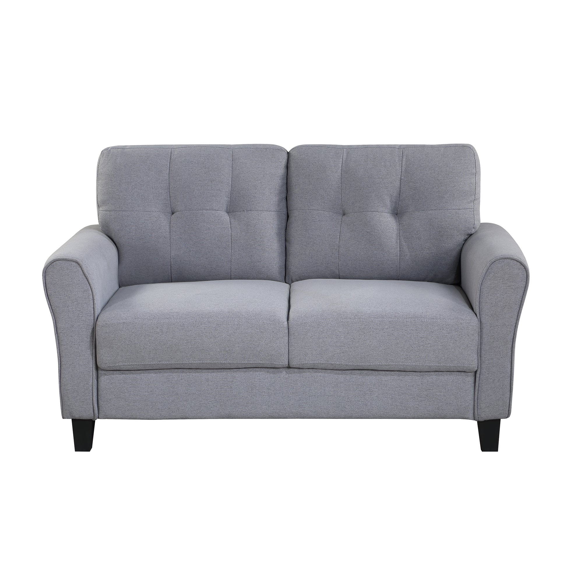 Modern Living Room Sofa Set Linen Upholstered Couch Furniture For Home Or Office ,Light Grey, 2 3 Seat,Old Sku:Sg000372Aaa Light Grey Blue Foam Linen 5 Seat