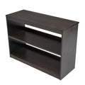Low Study Twin Loft Bed With Cabinet And Rolling Portable Desk Espresso Old Sku :Lp000113Aap Espresso Solid Wood