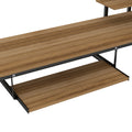 Loft Bed With Desk And Shelfspace Saving Design,Twin Old Sku:Mf193081Aab Black Metal