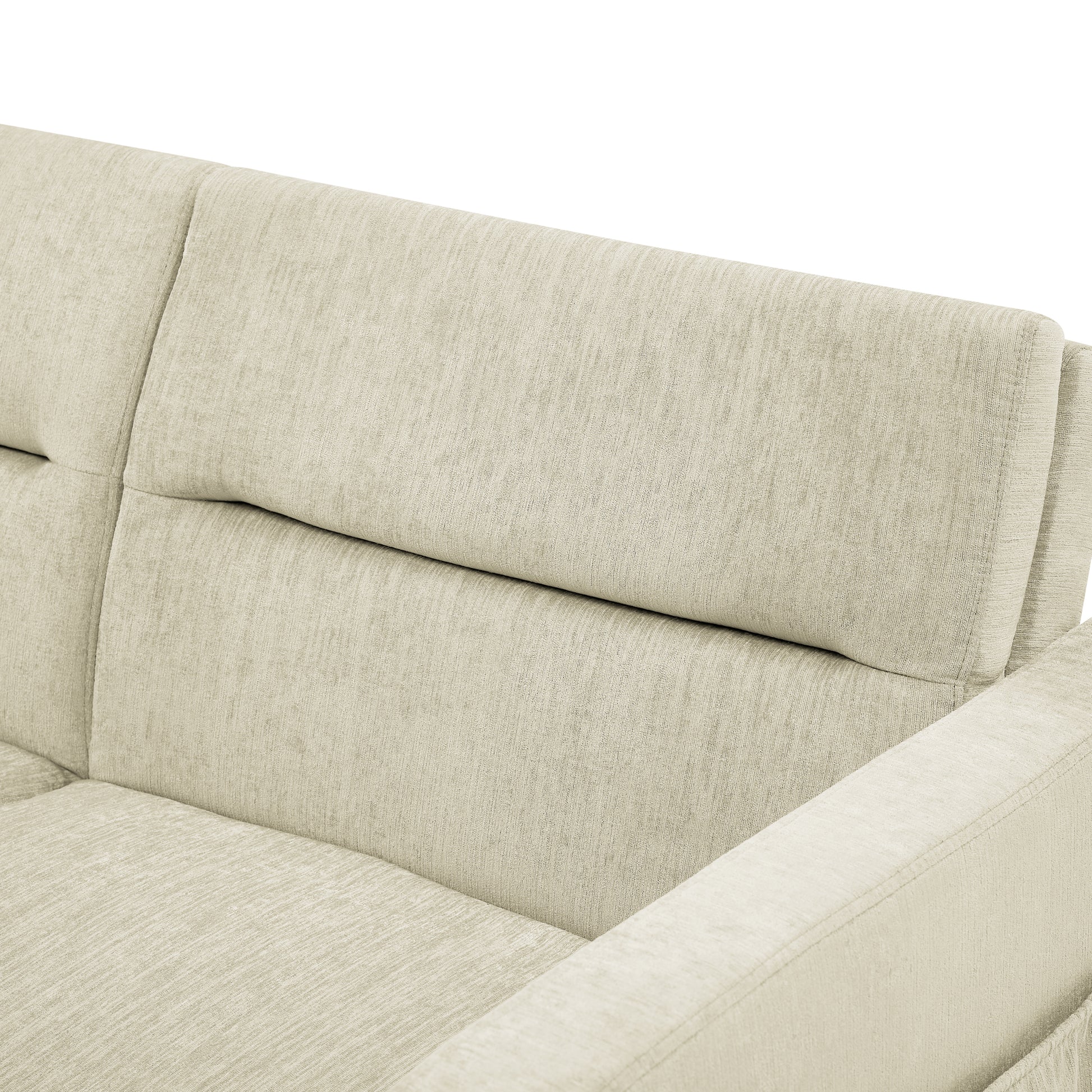 Loveseats Sofa Bed With Pull Out Bed,Adjsutable Back And Two Arm Pocket,Beige 54.5"X33"X31.5" Beige Velvet
