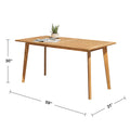 Chesapeake Wood Dining Table Teak Solid Wood