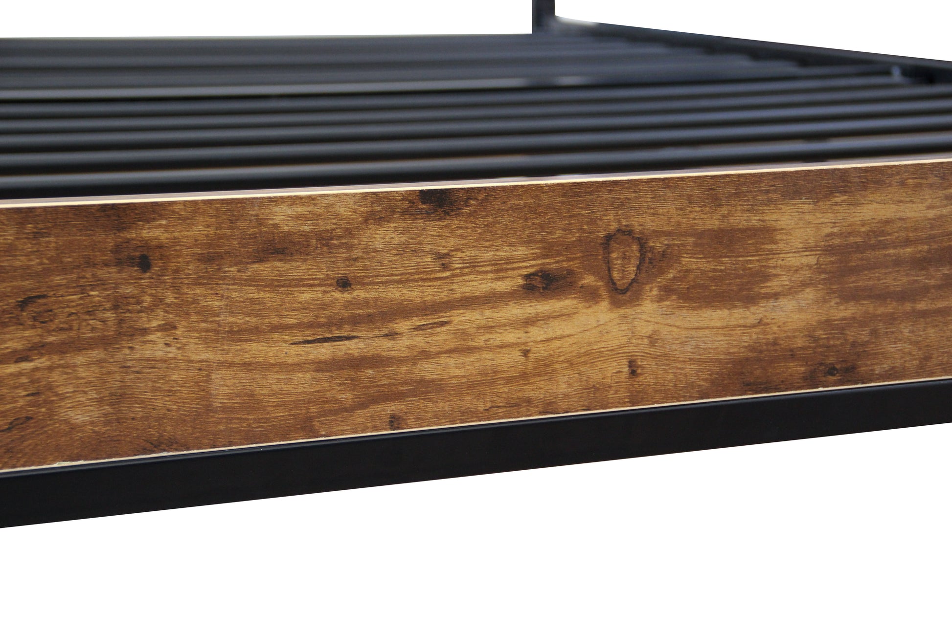 Twin Size Metal Bed Sturdy System Metal Bed Frame ,Modern Style And Comfort To Any Bedroom ,Black Black Metal