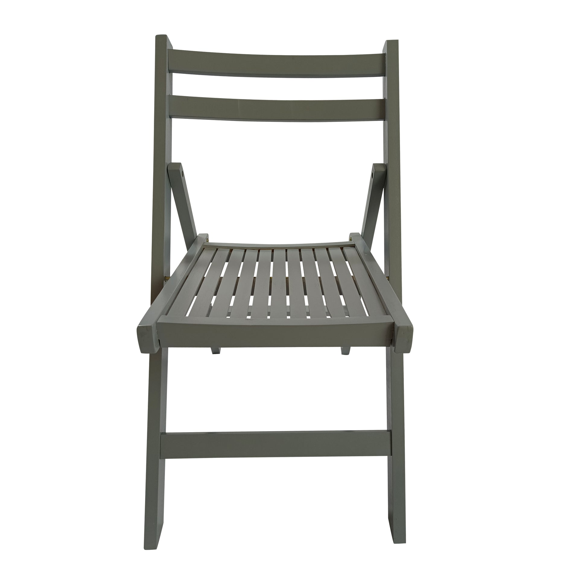 Furniture Slatted Wood Folding Special Event Chair Gray, Set Of 4, Folding Chair, Foldable Style Gray Solid Wood
