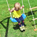 Wooden Swing Set With Slide, Outdoor Playset Backyard Activity Playground Climb Swing Outdoor Play Structure For Toddlers, Ready To Assemble Wooden Swing N Slide Set Kids Climbers Natural Solid Wood