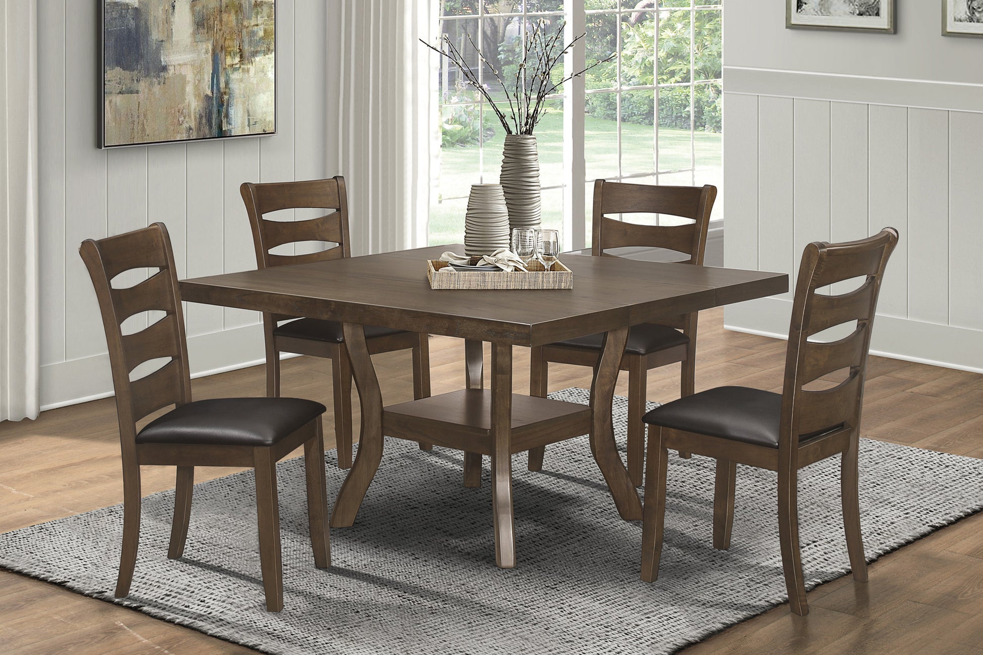 Transitional Style Unique Back Design Set Of 2Pc Wooden Side Chairs Brown Finish Dining Room Furniture Brown Dining Room Transitional Wood