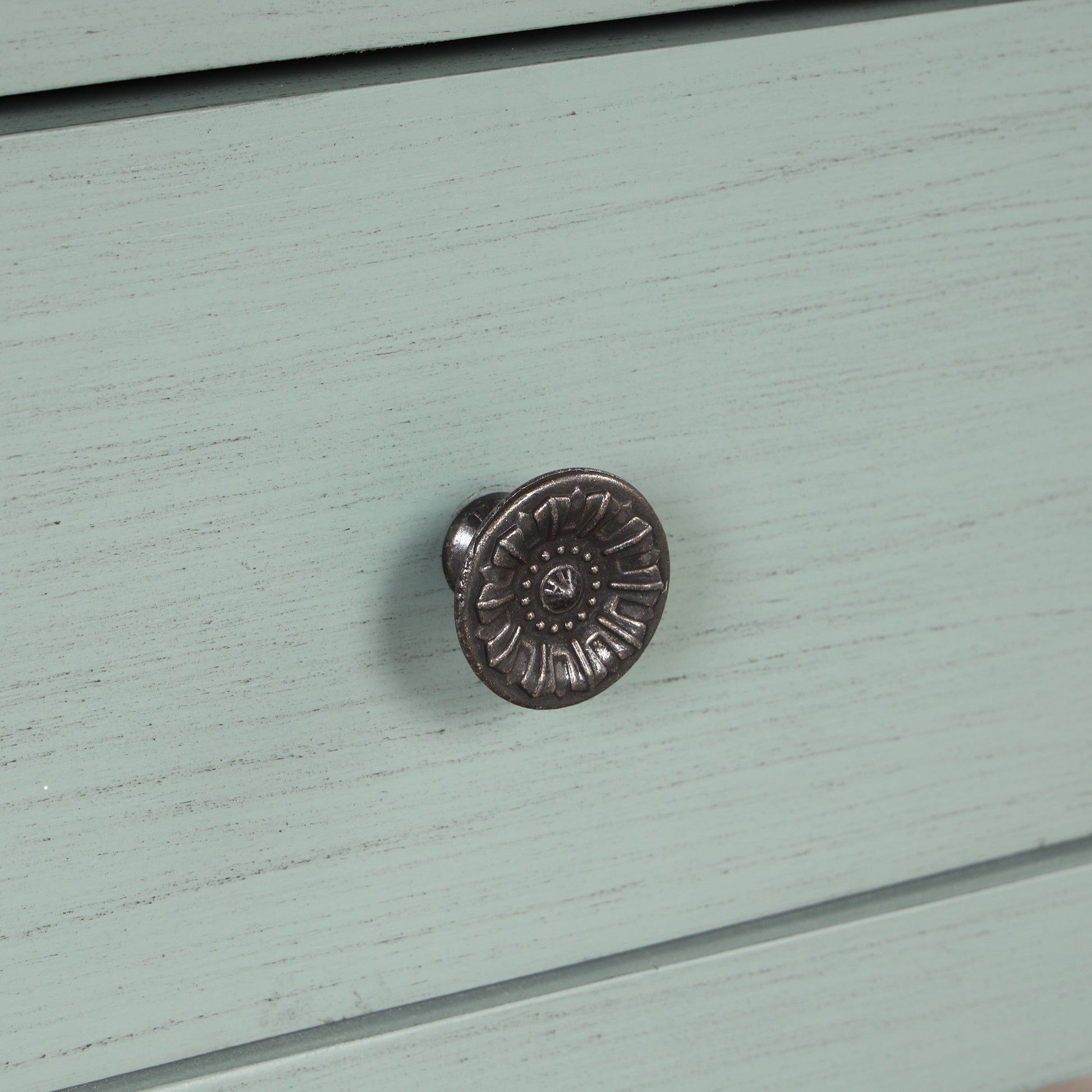 48'' Solid Pine Wood Top Console Table, Modern Entryway Sofa Side Table With 3 Storage Drawers And 2 Shelves. Easy To Assemble Green Brown Top Green Pine