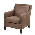 Shasta Accent Chair Brown Solid Wood